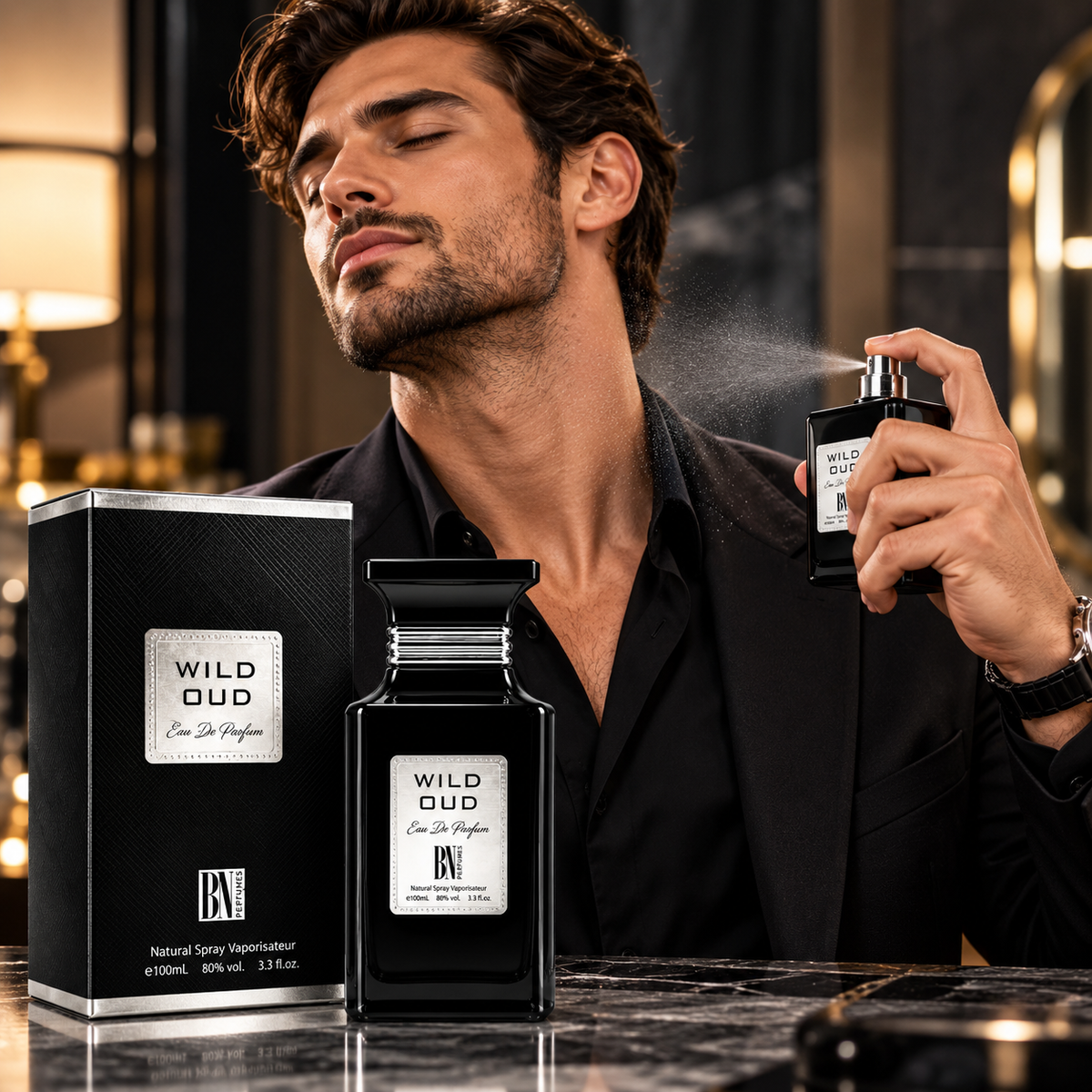 Set 2 Parfumuri arabesti Wild Oud Unisex - 2 x 100 ml, Apa de Parfum
