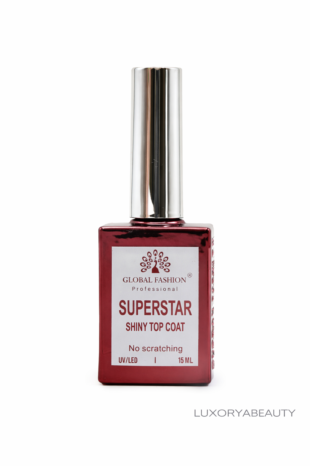 Top Coat Unghii Global Fashion Superstar Shiny 15 ml – Fără Strat Lipicios, Ultra Luciu, Rezistență Anti-Zgârieturi