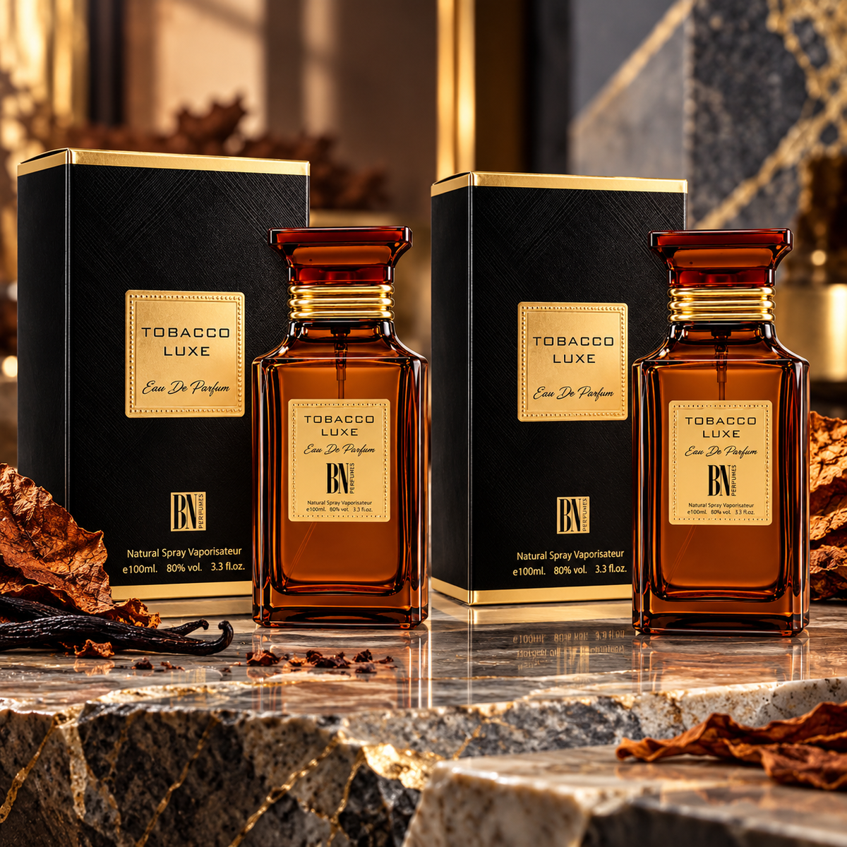 Set 2 Parfumuri Arabesti Unisex Tobacco Luxe - 2 x 100 ml, Apa de parfum