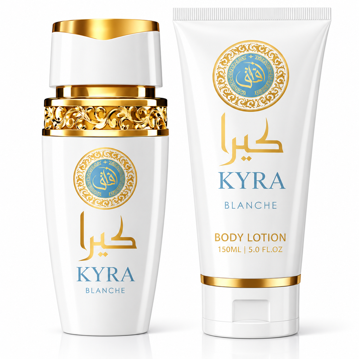 Set Apa de Parfum Kyra Blanche 100 ml + Lotiune de corp 150 ml