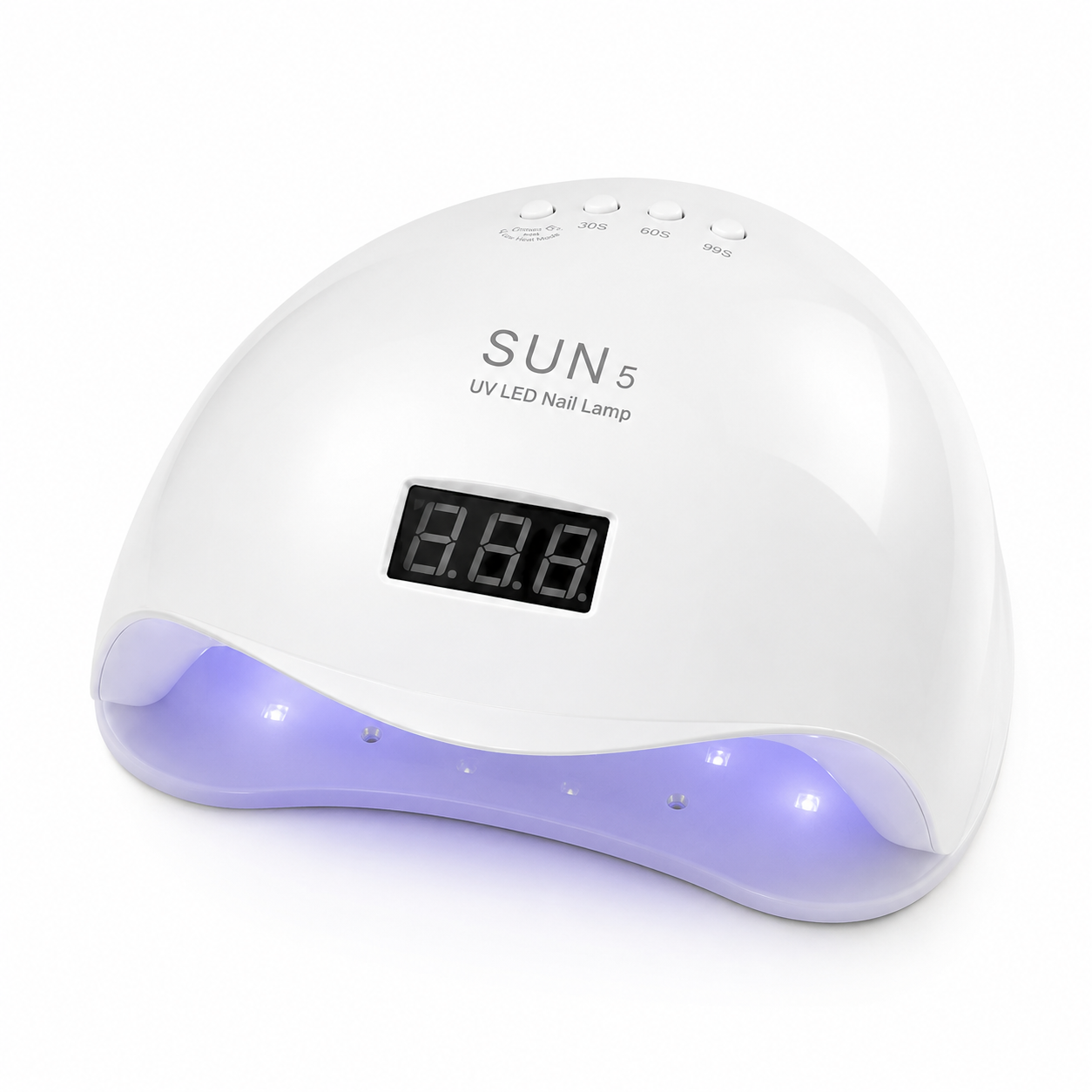 Lampă UV LED SUN5 48W cu Display Digital și 24 LED-uri – Uscare Rapidă pentru Gel UV, Ojă Semipermanentă și Polygel | LUXORYABEAUTY
