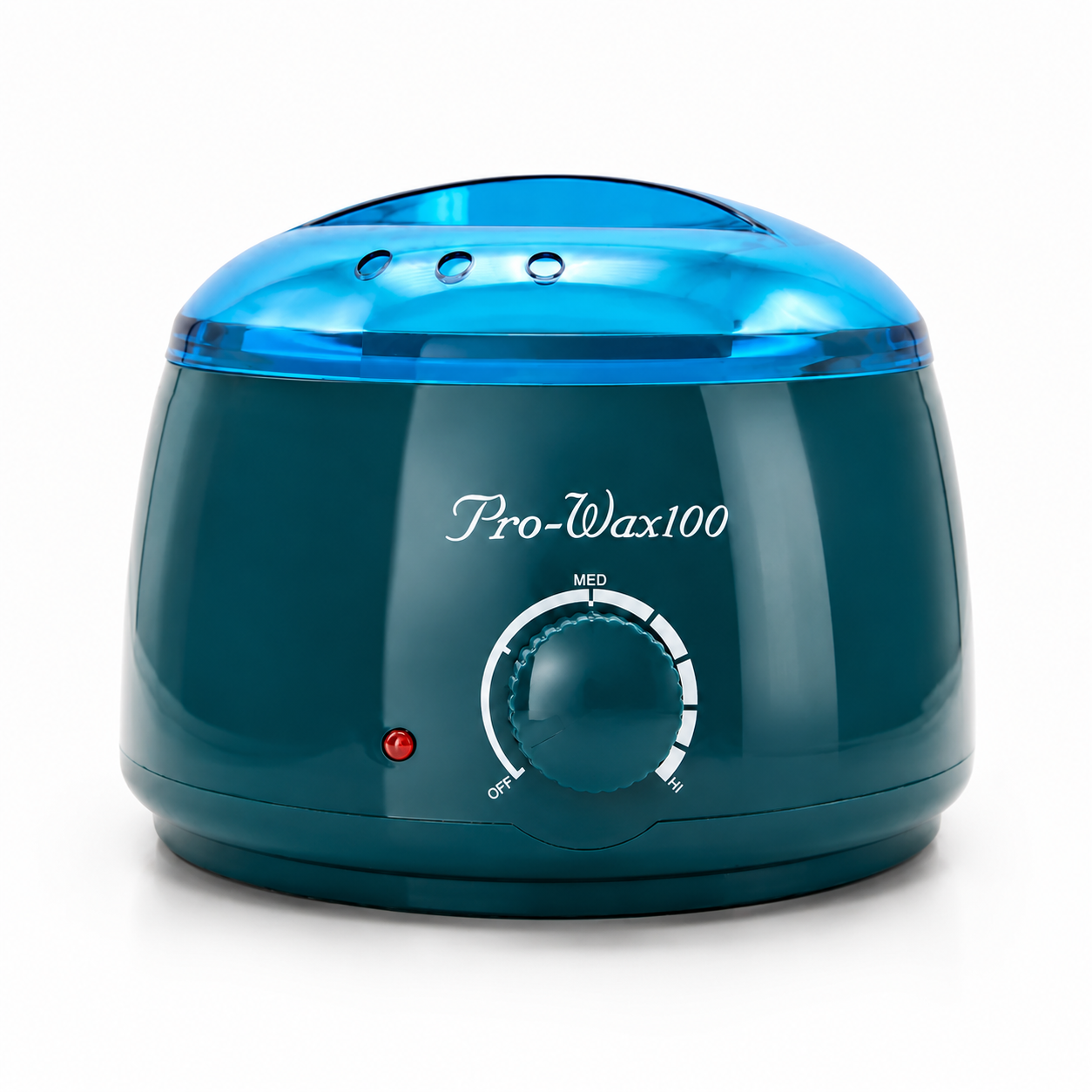 Încălzitor Ceară Profesional Pro Wax 100 Verde – Aparat Epilat 100W pentru Ceară Tradițională, Reglaj Temperatură, Capac Transparent