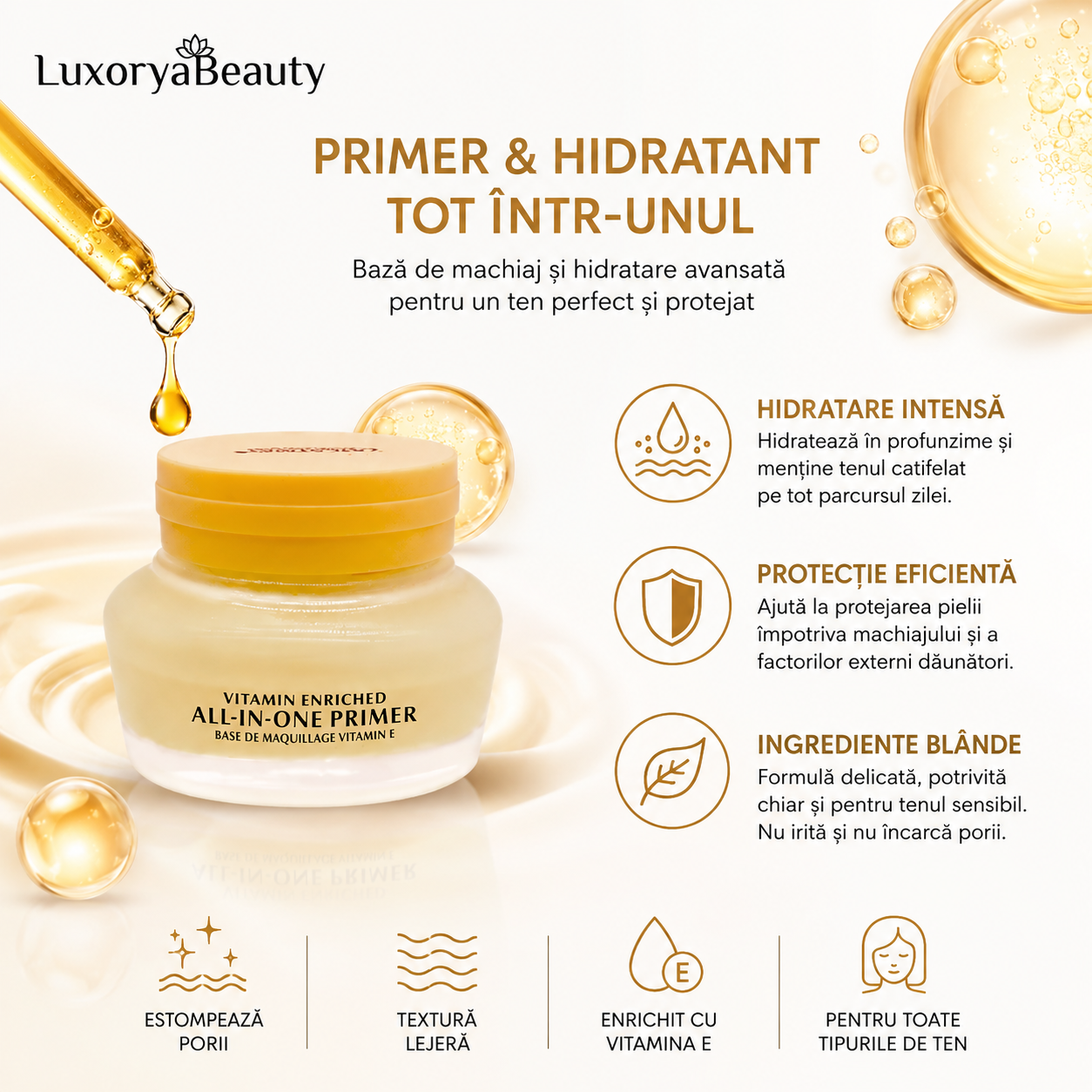 Primer Machiaj All In One cu Vitamina E Tailaimei