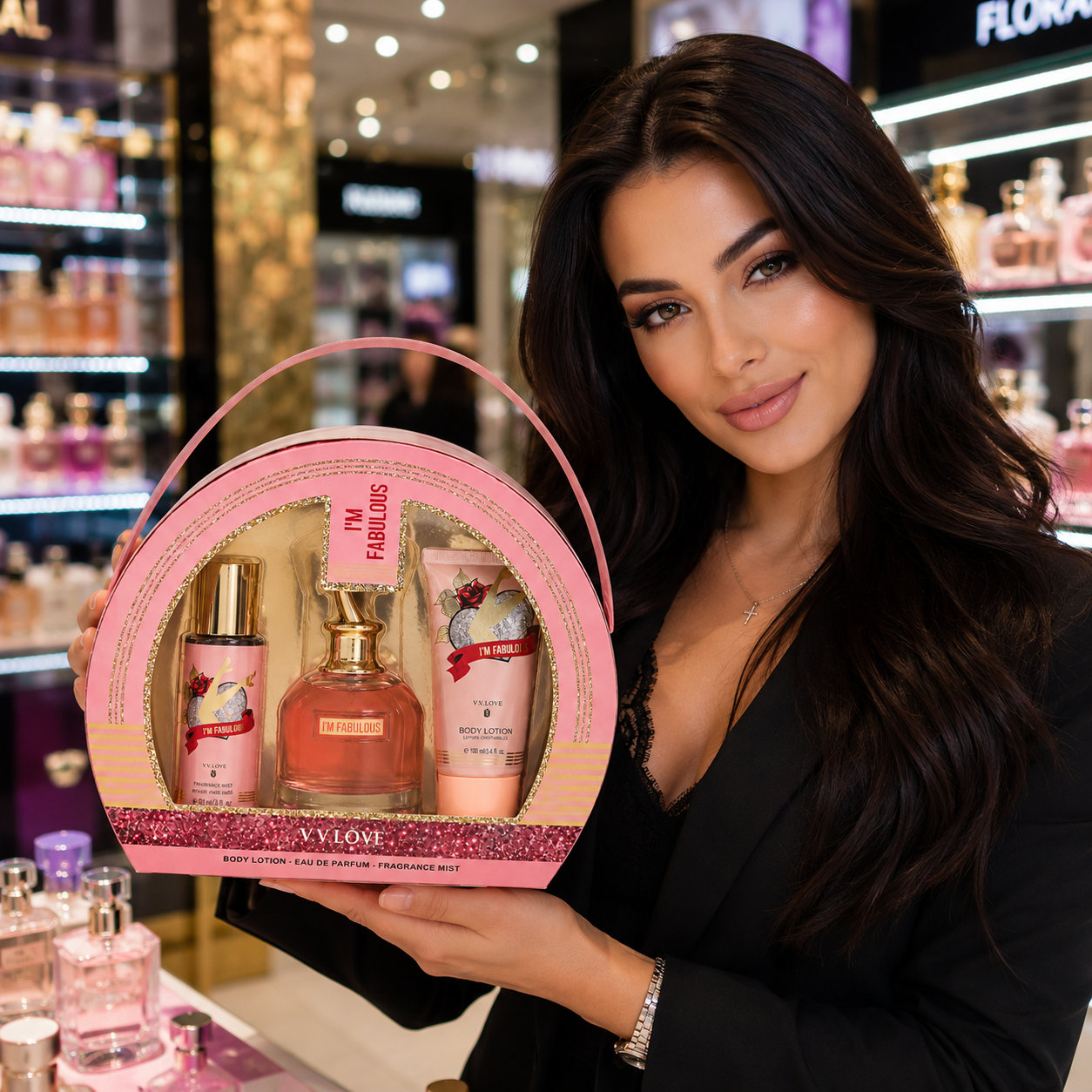 Set Parfum Damă 3 Piese 100 ml – Aromă Dulce, Elegantă, Premium