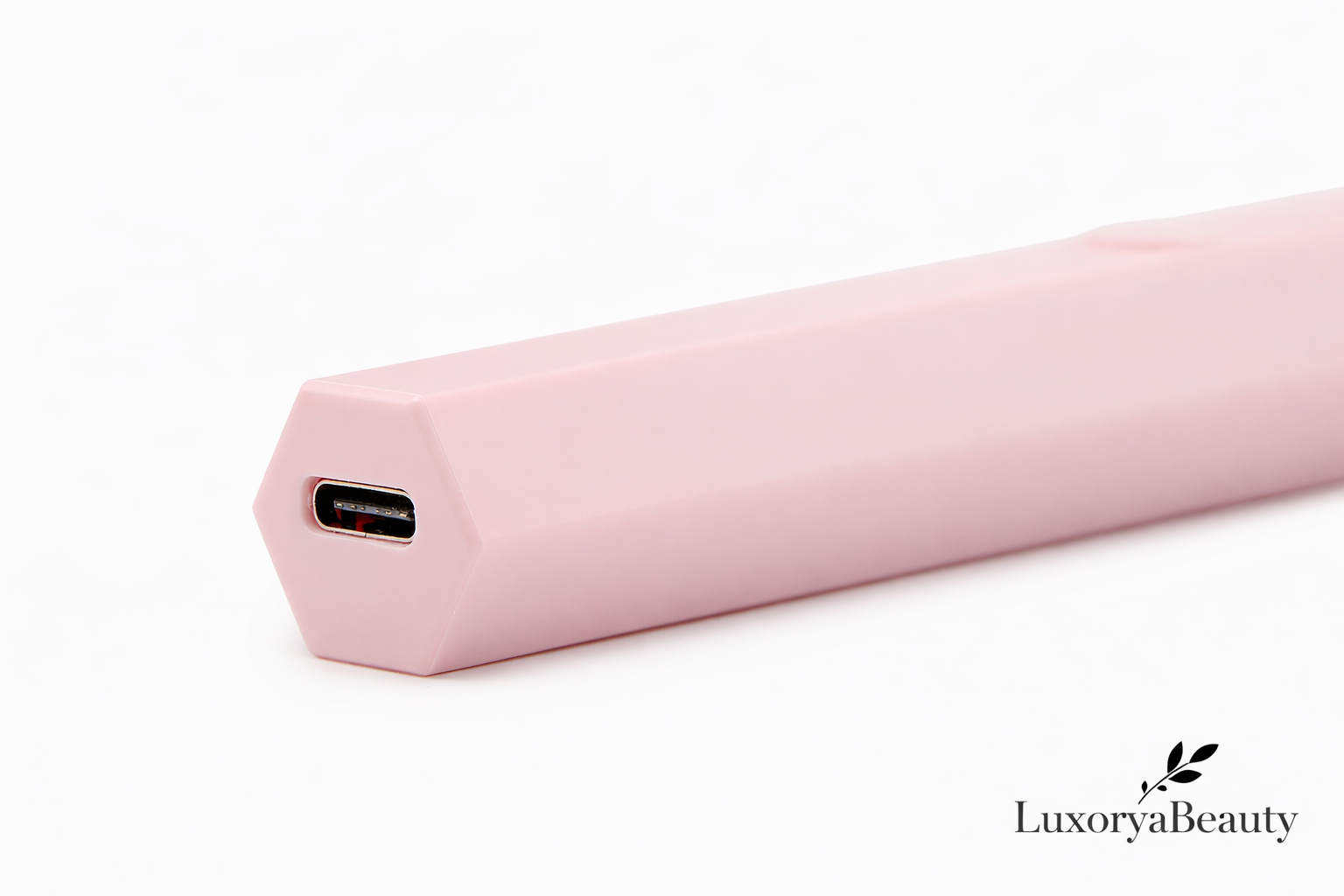 Lampă UV LED Mini Portabilă Hexagonală Roz pentru Gel și Ojă Semipermanentă – LuxoryaBeauty, USB, Compactă, Profesională