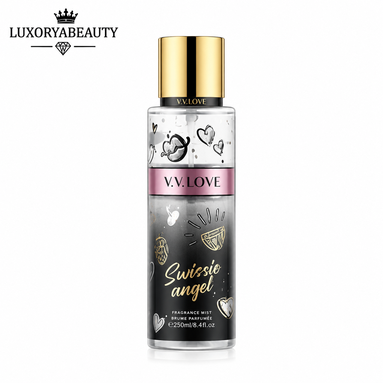 Spray de Corp Parfumat Swissie Angel 250 ml – Body Mist Feminin cu Aromă Dulce, Florală și Romantică