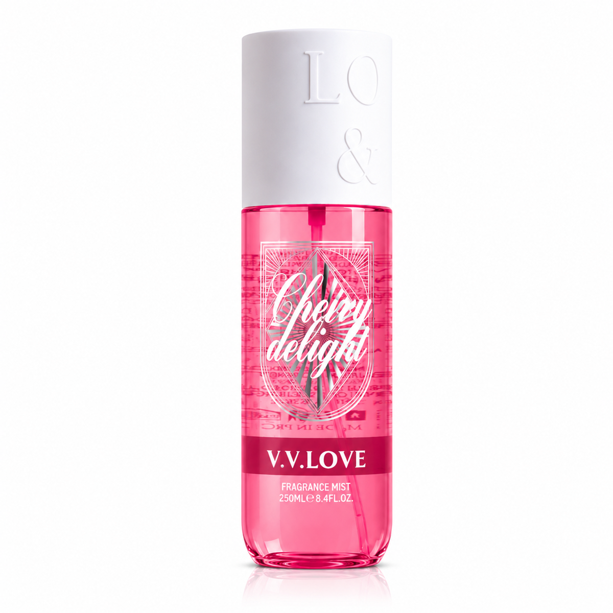 Spray de corp aroma cirese 250 ml - body mist dulce și feminin CHERY DELIGHT