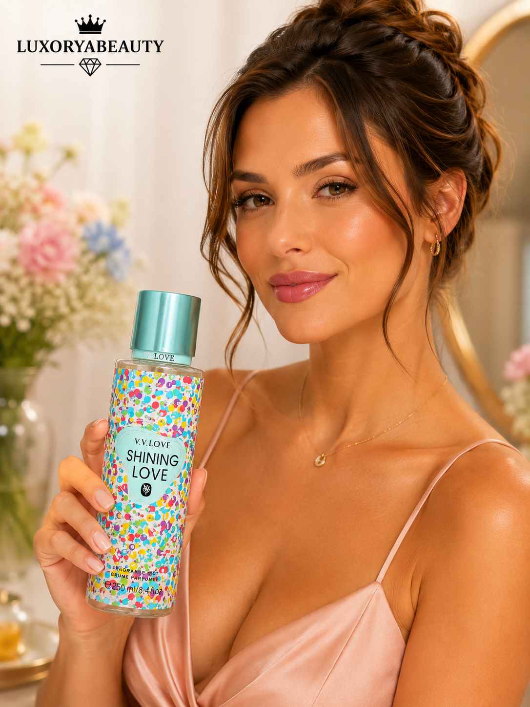 Spray Corp Parfumat Damă SHINING LOVE 250 ml – Aromă Dulce și Fresh