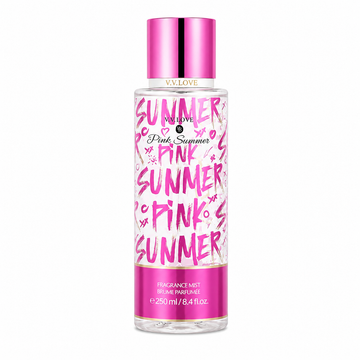 Spray de Corp SUMMER PINK 250 ml – Body Mist Fructat cu Măr, Flori și Note Fresh