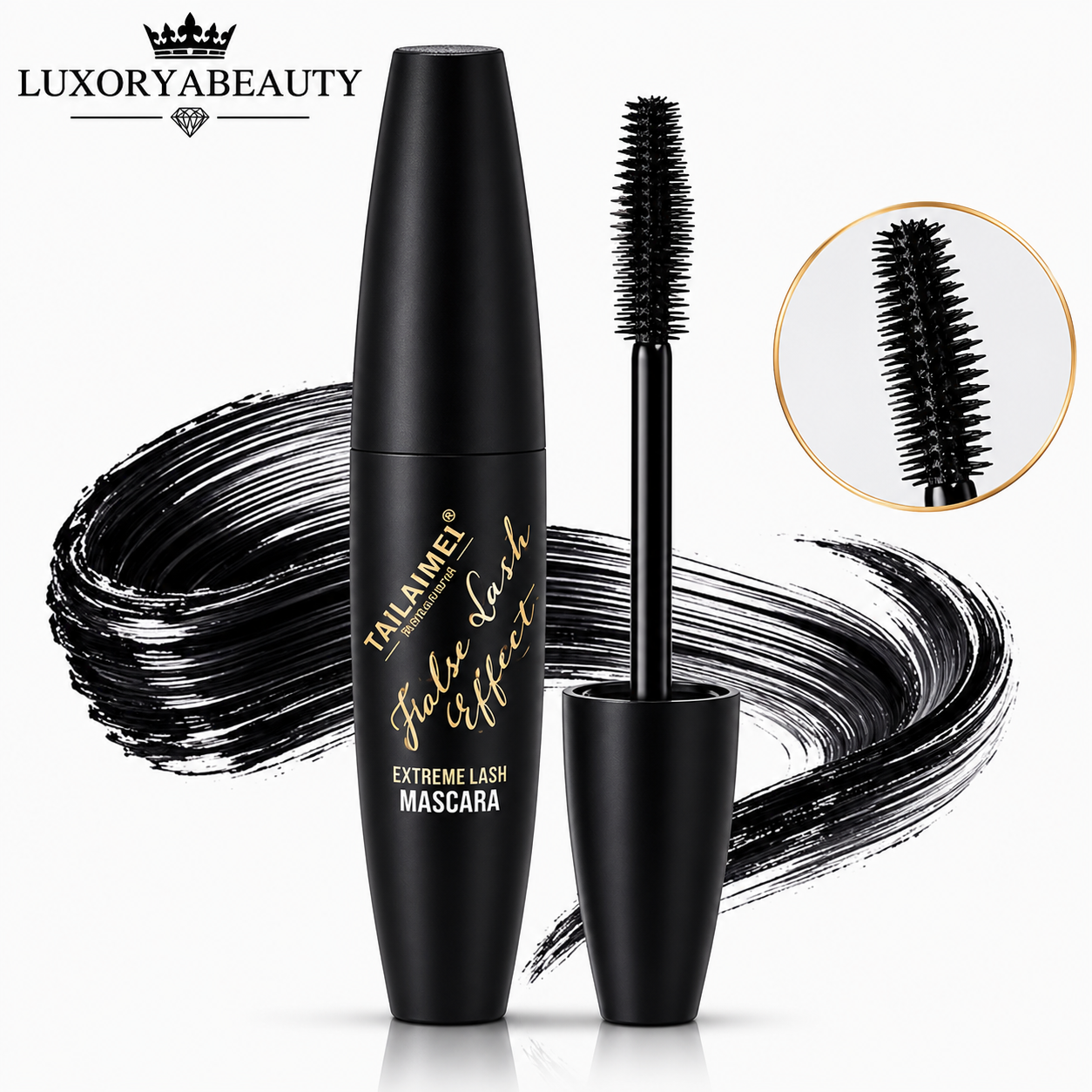 Rimel Big Eye 24H Waterproof pentru Volum și Alungire Extremă – Negru Intens, Rezistent la Apă, Efect Gene False