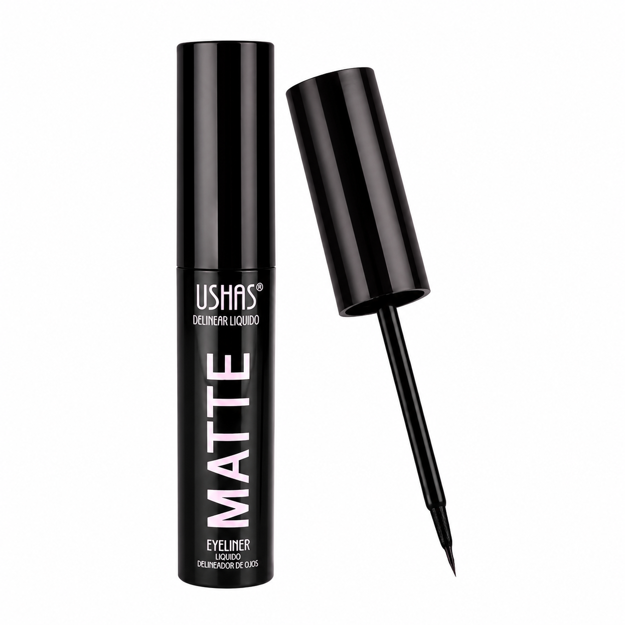 Eyeliner Lichid Mat USHAS UEL002 Waterproof – Tuș de Ochi Rezistent și Precis