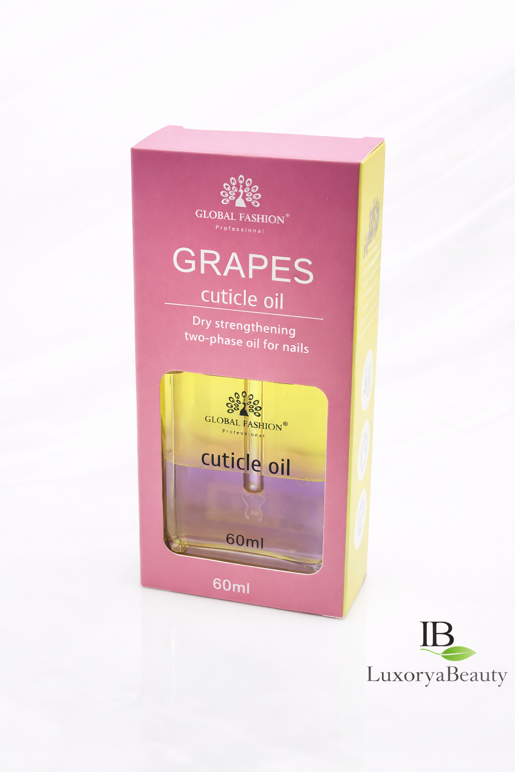 Ulei Cuticule Bifazic Struguri 60ml Global Fashion – Hidratare Intensă & Întărire Unghii Fragile