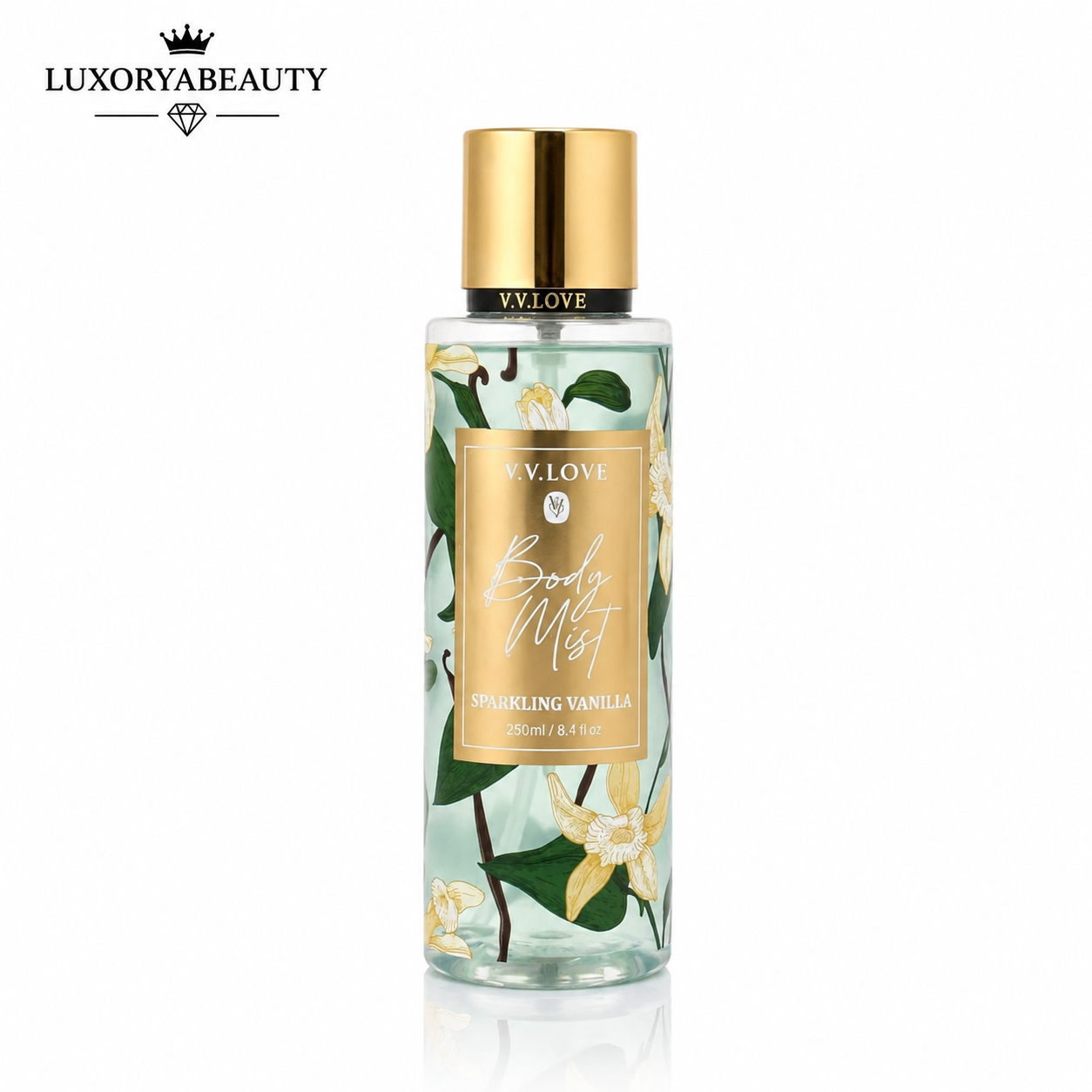 Spray de Corp cu Vanilie 250 ml V.V. Love Vanilla Body Mist – Aromă Dulce, Cremoasă și Delicată