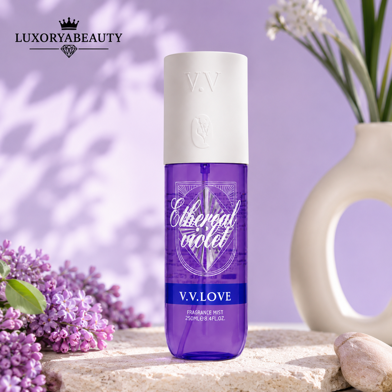 Spray de corp, aroma florală mov 250 ml  ETHERNAL VIOLET