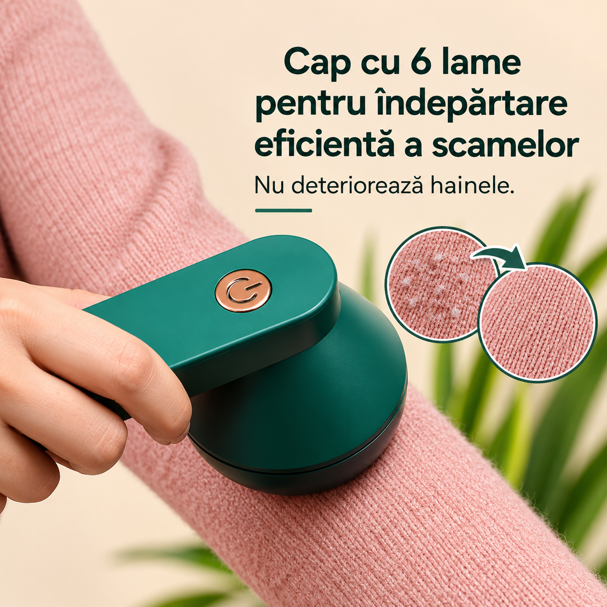 Aparat pentru Indepartarea Scamelor 13x8cm, din Plastic