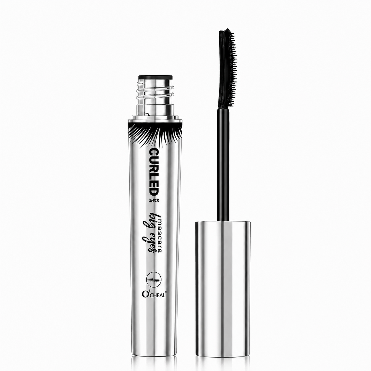 Rimel Negru Ocheal Curled Big Eyes 4D – Efect de Gene Alungite și Separate, Volum Natural, Curbare Intensă, Rezistență Îndelungată  F1/H534