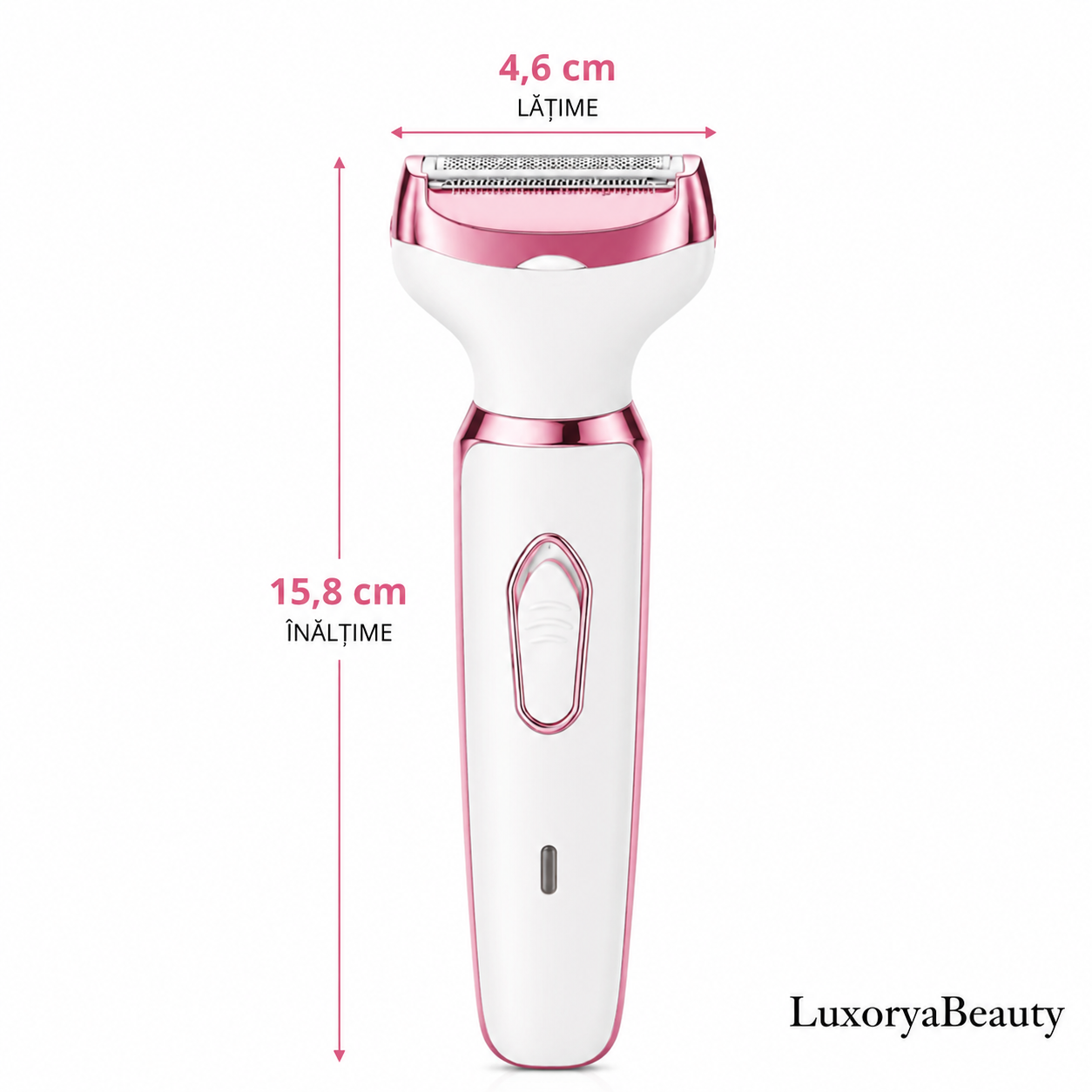 Aparat de Ras Electric 4-în-1 pentru Femei + Ulei de Corp Cadou | Epilator Facial și Corporal Reîncărcabil USB