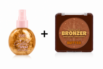 Pachet Glow Perfect – Spray Iluminator + Bronzer profesional