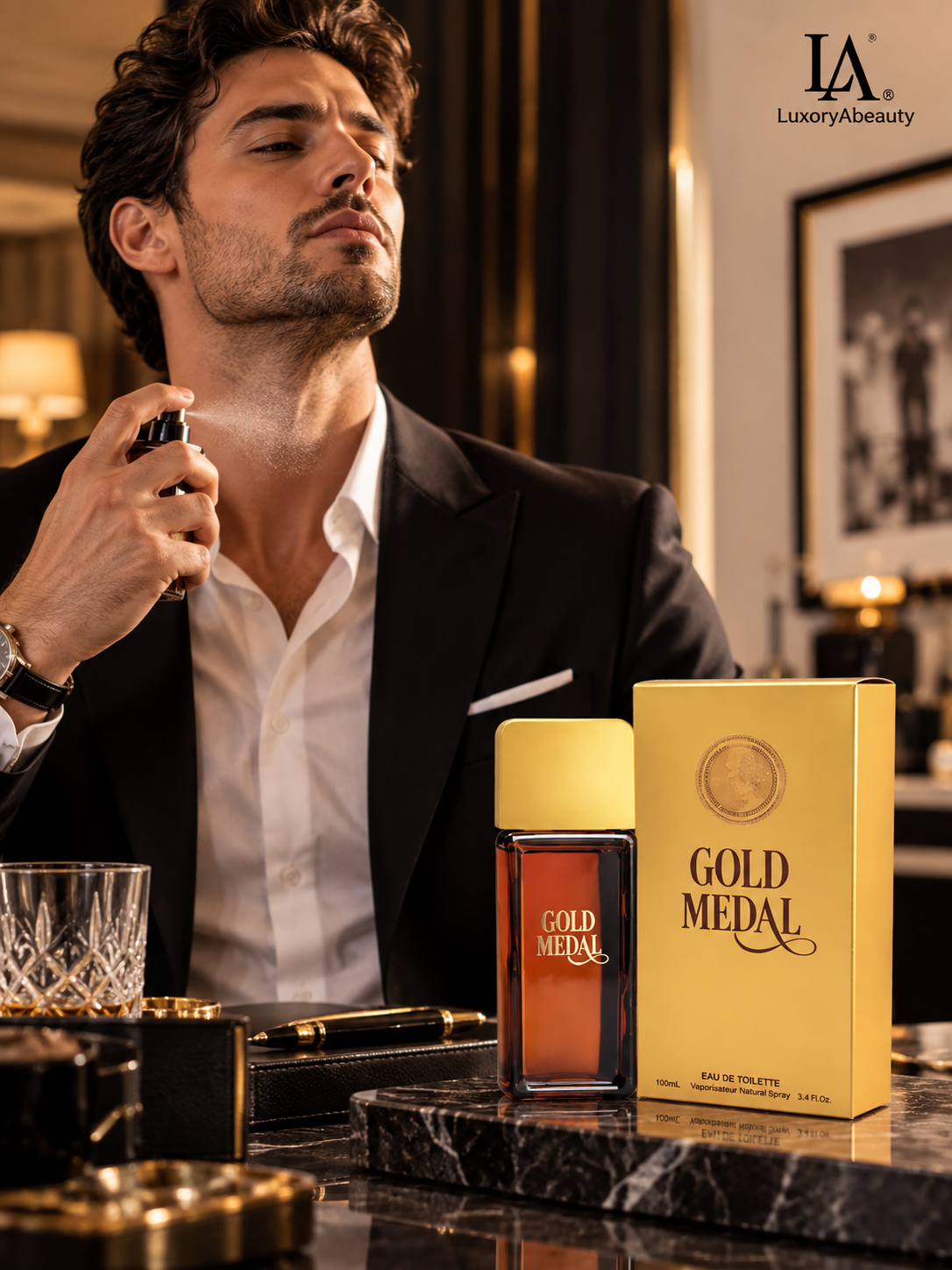 Parfum barbati Gold Metal 100 ml / inspirat din 1 Million de la Paco Rabanne