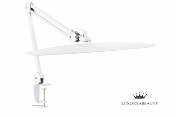 Lampă Profesională Fără Umbre SP-19 24W cu Prindere pe Masă – LED, Braț Reglabil, Lumină Naturală pentru Manichiură & Salon