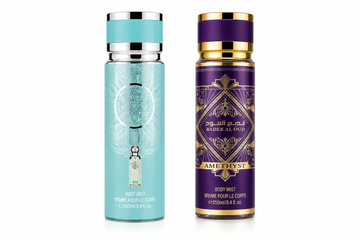 Set 2 Parfumuri de corp orientale pentru femei Amethyst si Siena Valley - 2 x 250 ml