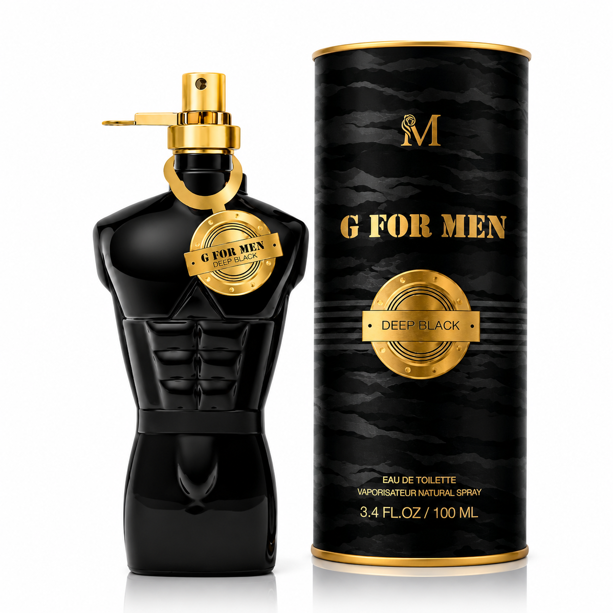 Parfum barbati G FOR MEN DEEP BLACK –  100 ml – Inspirat din Le Male Le Parfum