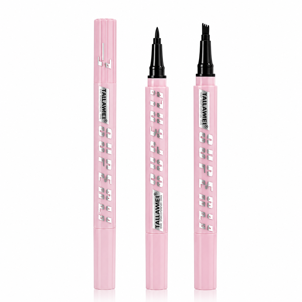 Cariocă Sprâncene Tip Fire de Păr și Tuș Eyeliner 2 în 1 TLM-E145 Waterproof – Definire Naturală și Precizie Profesională