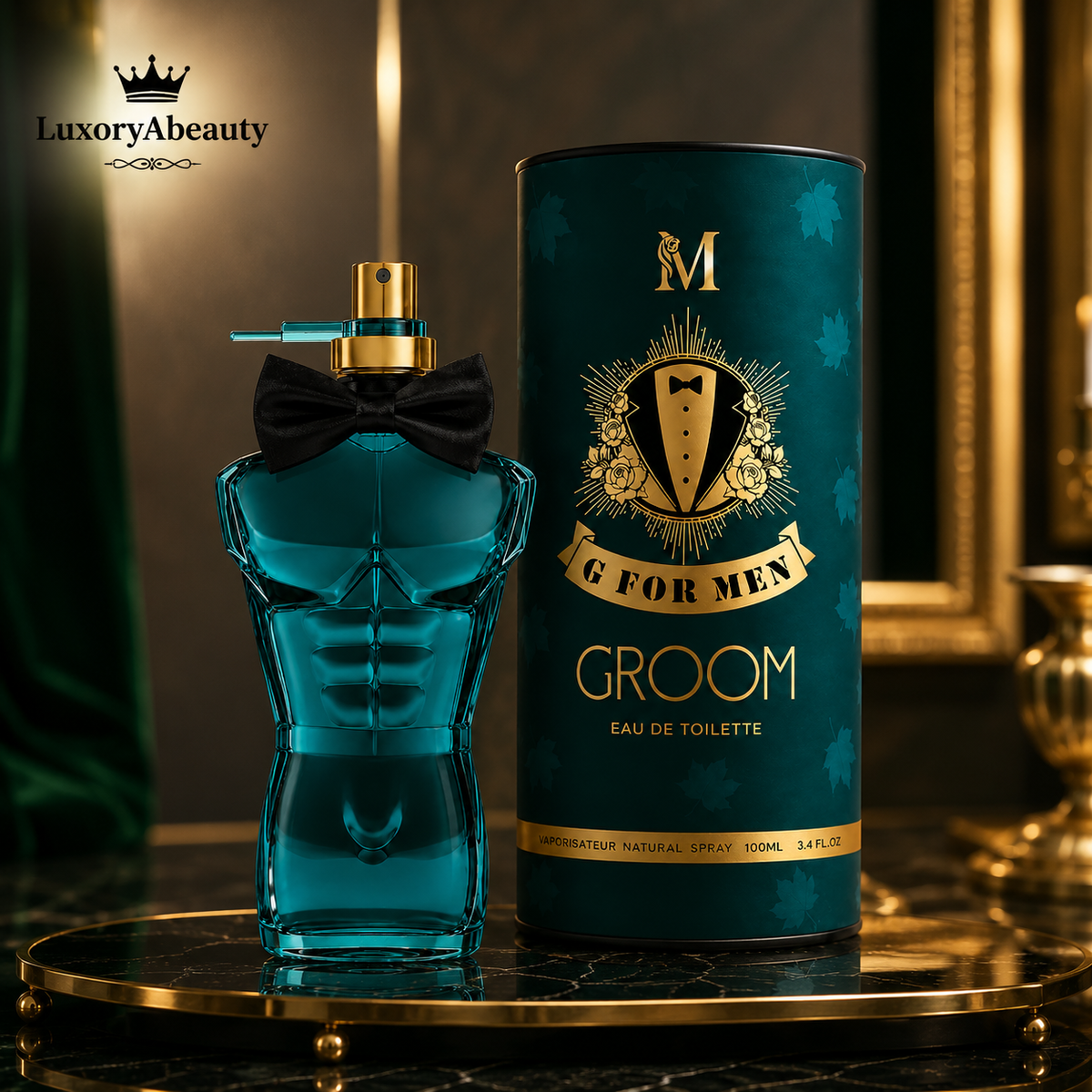 Apa de parfum barbati 100 ml - G for Men Groom - Inspirat din Le Beau de Jean Paul Gaultier