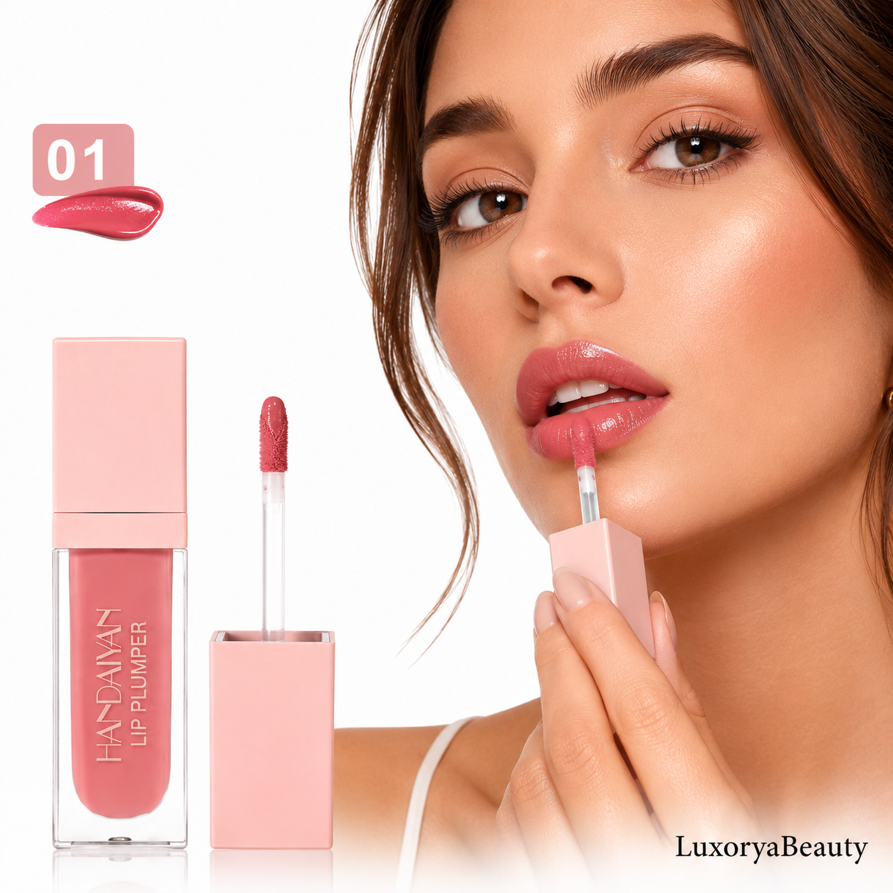 Set Machiaj Buze HANDAIYAN H1114 – 6 Produse Complete pentru Contur, Culoare Intensă și Efect de Volum