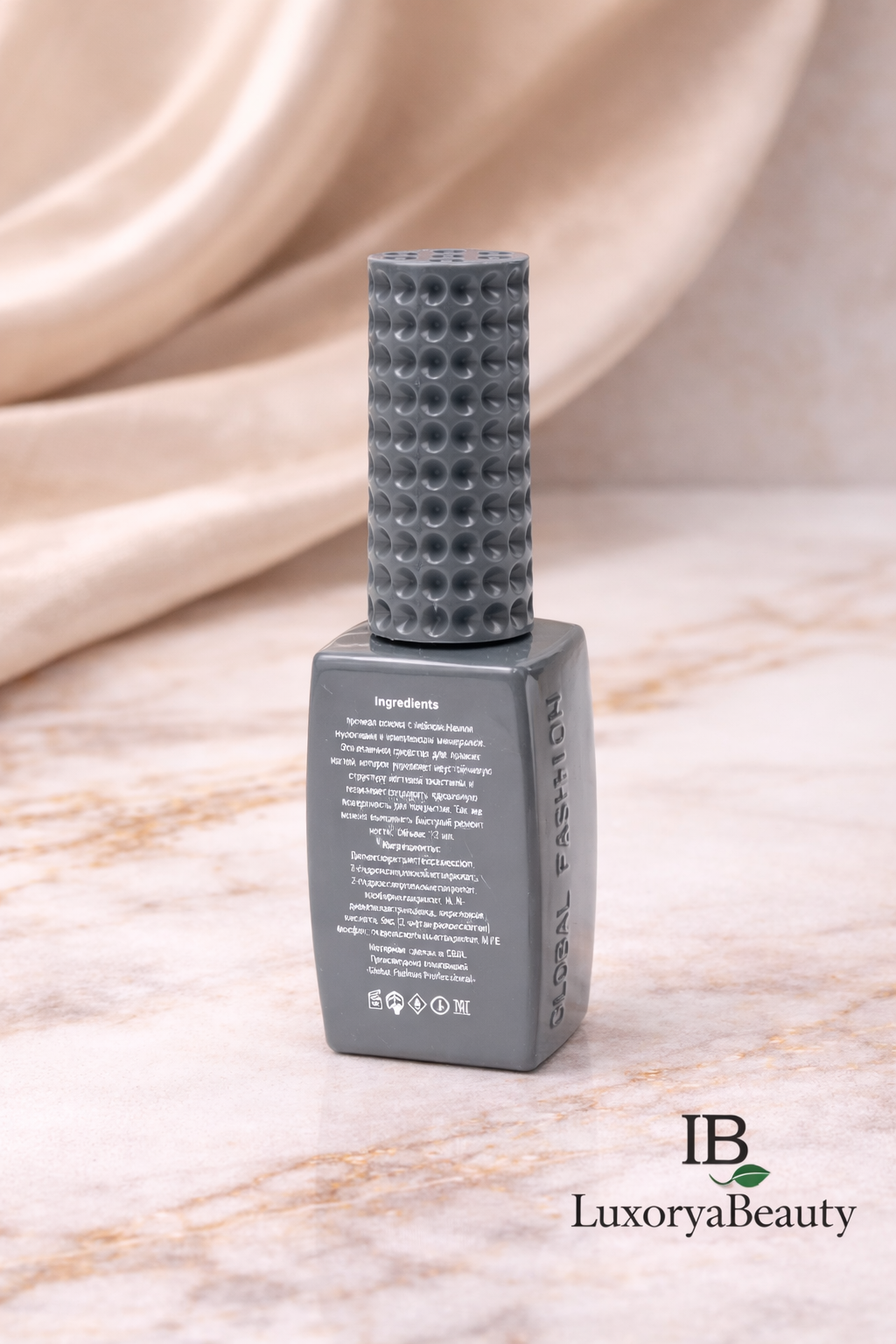 Bază Unghii Fiber Base Coat Global Fashion 12 ml – Întărire, Reconstrucție și Protecție pentru Unghii Fragile