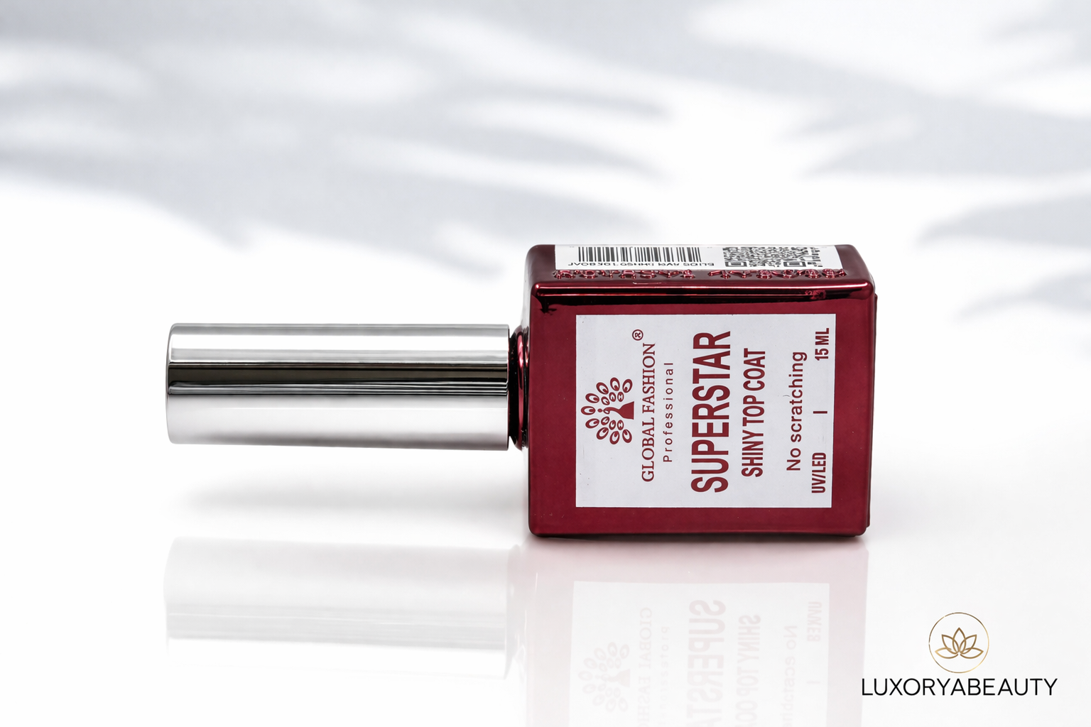 Top Coat Unghii Global Fashion Superstar Shiny 15 ml – Fără Strat Lipicios, Ultra Luciu, Rezistență Anti-Zgârieturi