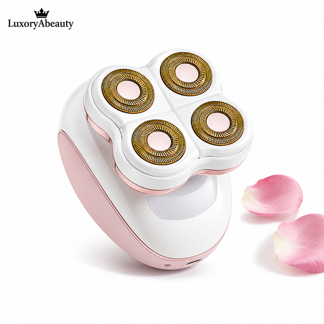 Epilator IPL cu 4 Capete Interschimbabile - Îndepărtare Păr fără Durere, Mod Automat, Design Ergonomic, Pentru Femei și Bărbați, Față, Corp, Axile, Inghinal, Picioare