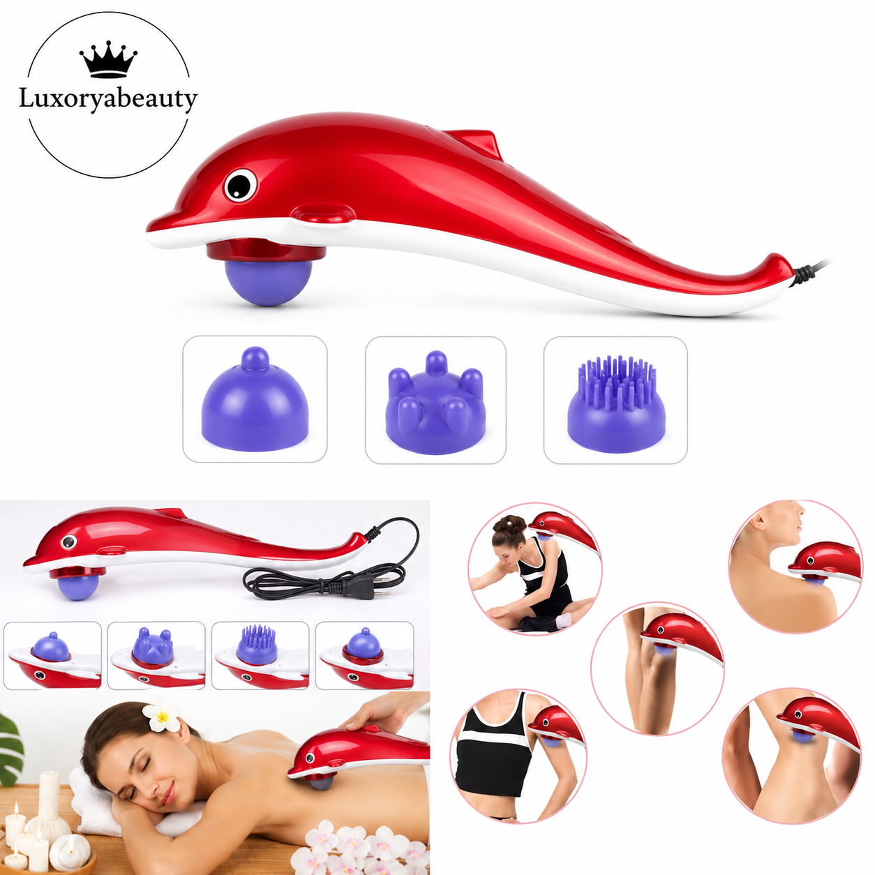 Aparat de masaj in forma de Delfin