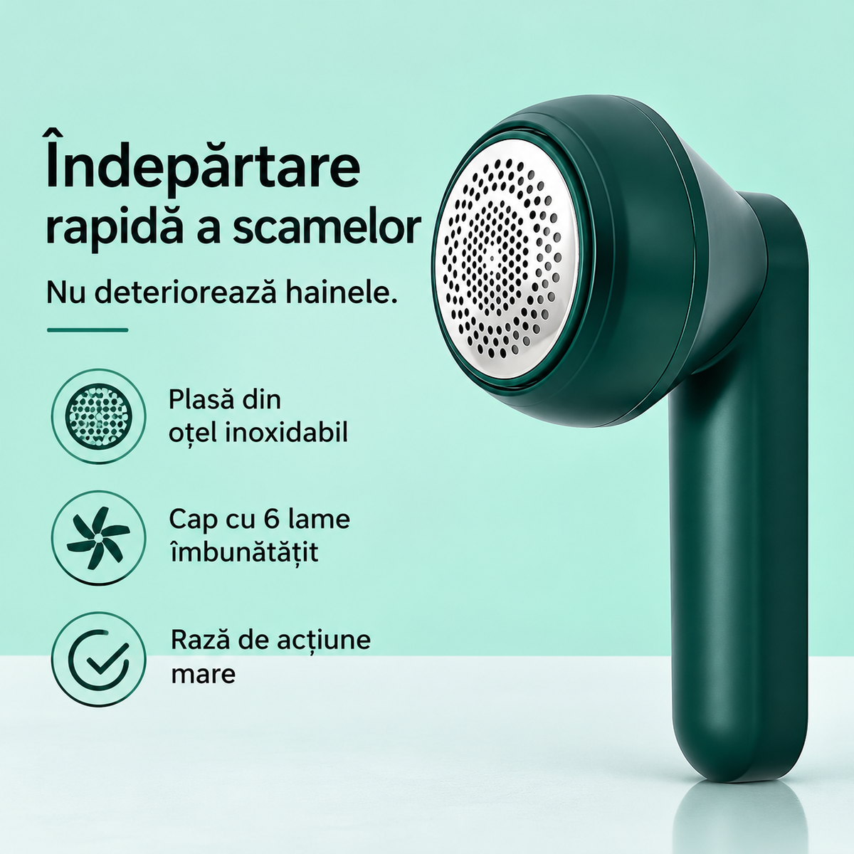 Aparat pentru Indepartarea Scamelor 13x8cm, din Plastic