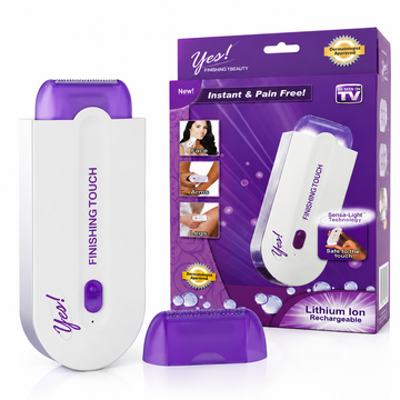 Epilator Portabil cu LED și Funcție Sensa-Light Fără Durere, Reîncărcabil USB, Pentru Față, Brațe și Picioare | LUXORYABEAUTY
