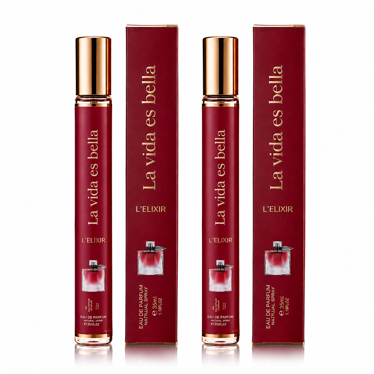 Set 2 Parfumuri pix de dama La Vida es Bella- 2 x 35 ml