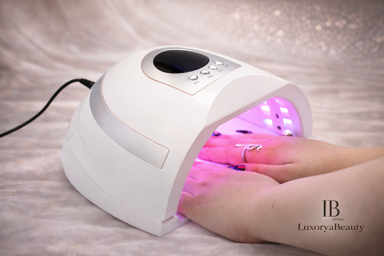 Lampă unghii LED/UV 268W Global Fashion L-1004 – Uscare rapidă, 66 LED-uri, profesională manichiură & pedichiură