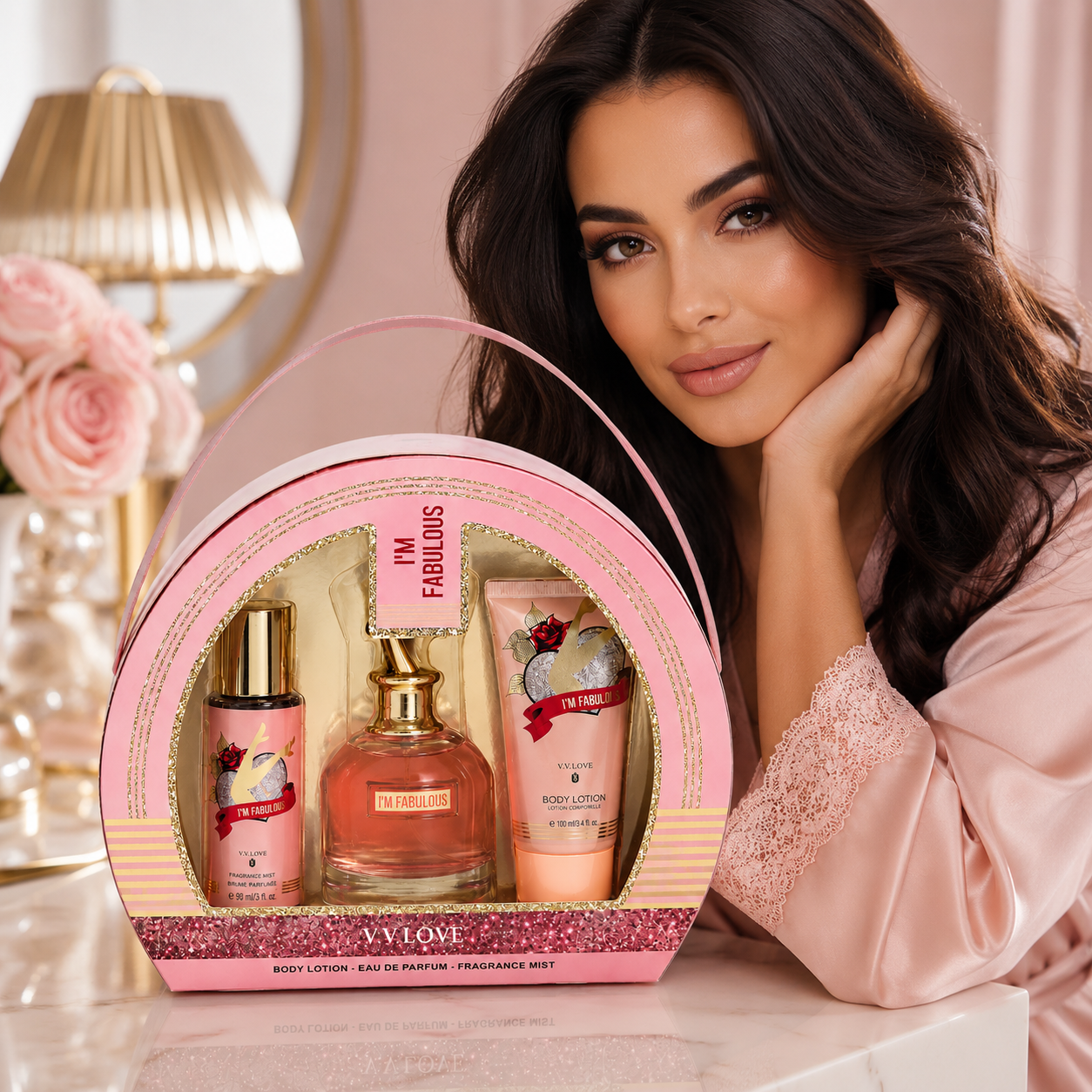 Set Parfum Damă 3 Piese 100 ml – Aromă Dulce, Elegantă, Premium