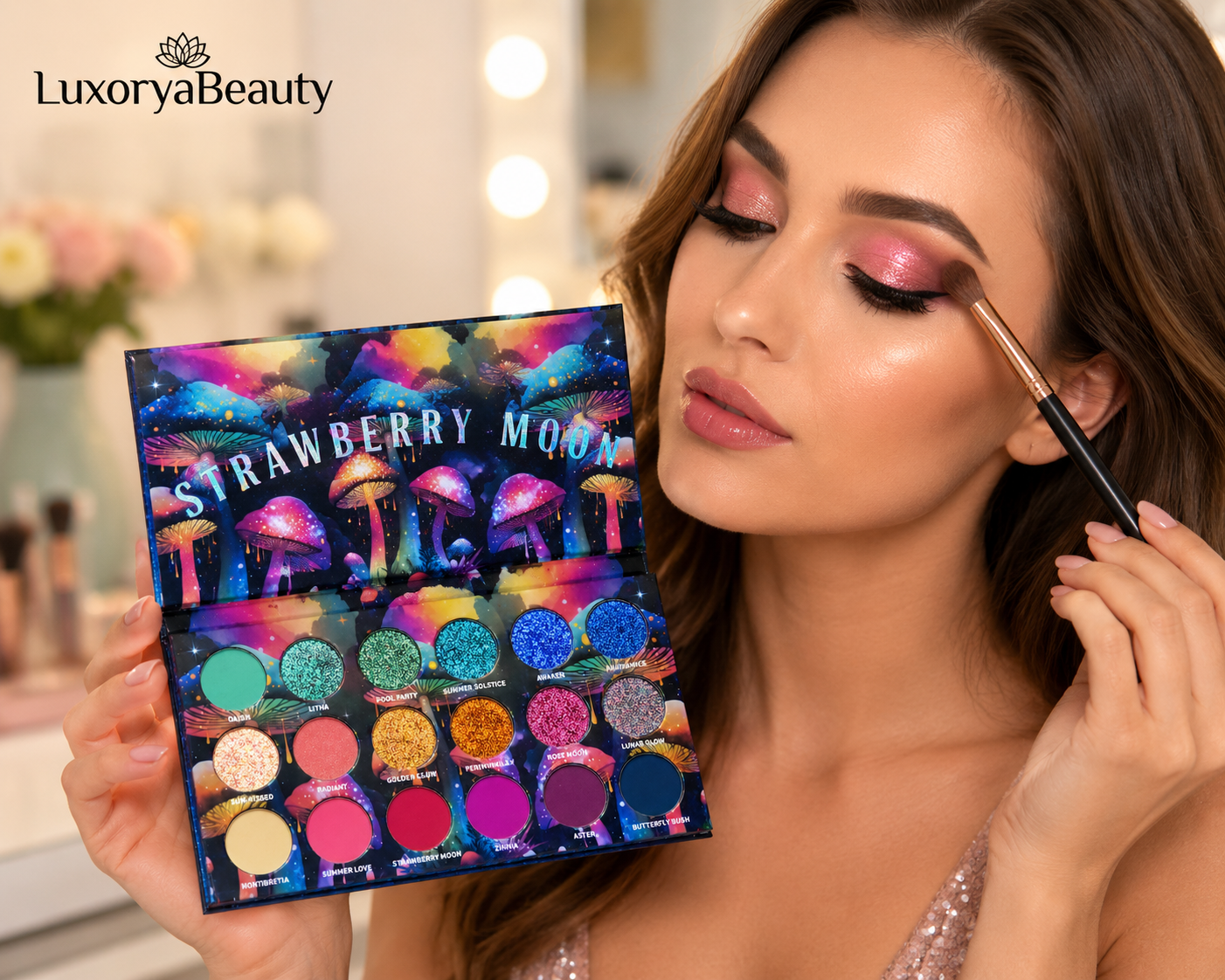 Paletă farduri IGOODCO cod 3695 – 18 culori intense