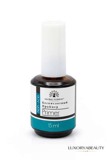 Primer Unghii Fără Acid Global Fashion 15 ml – Aderență Maximă pentru Gel și Ojă Semipermanentă
