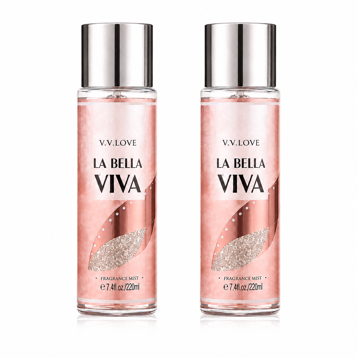 Set 2 Sprayuri de Corp La Bella Viva – 2 x 220 ml, Aromă Elegantă Feminină