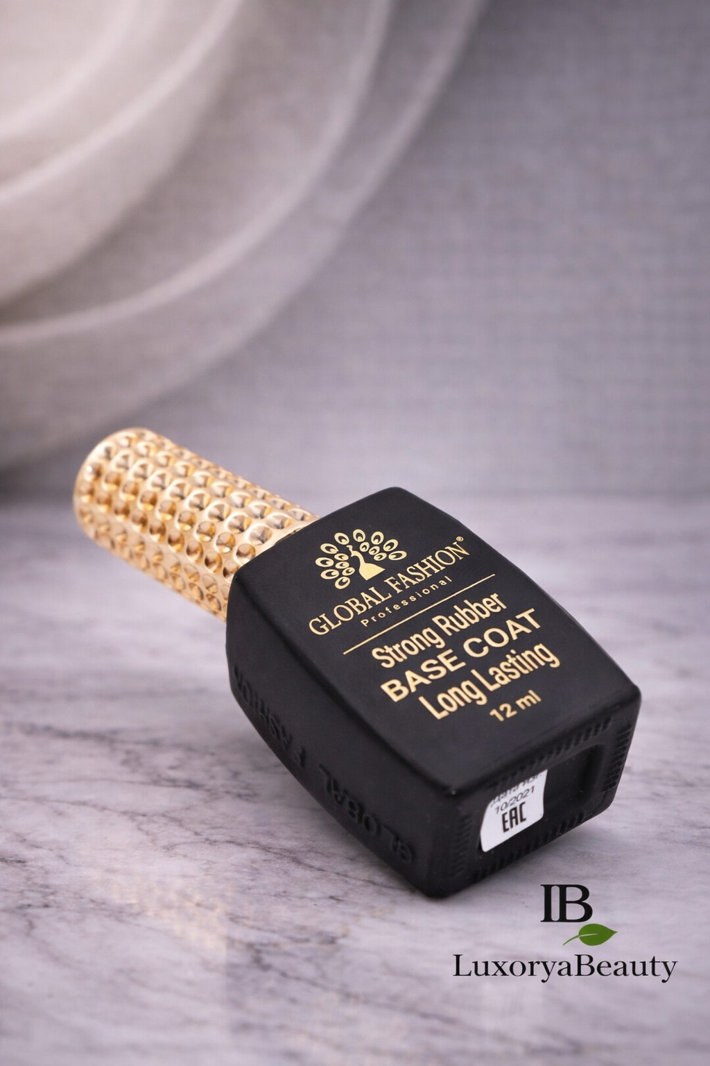 Bază Rubber Strong Long Lasting 12ml Global Fashion – Base Coat Cauciucat Profesional pentru Unghii Rezistente și Aderență Maximă
