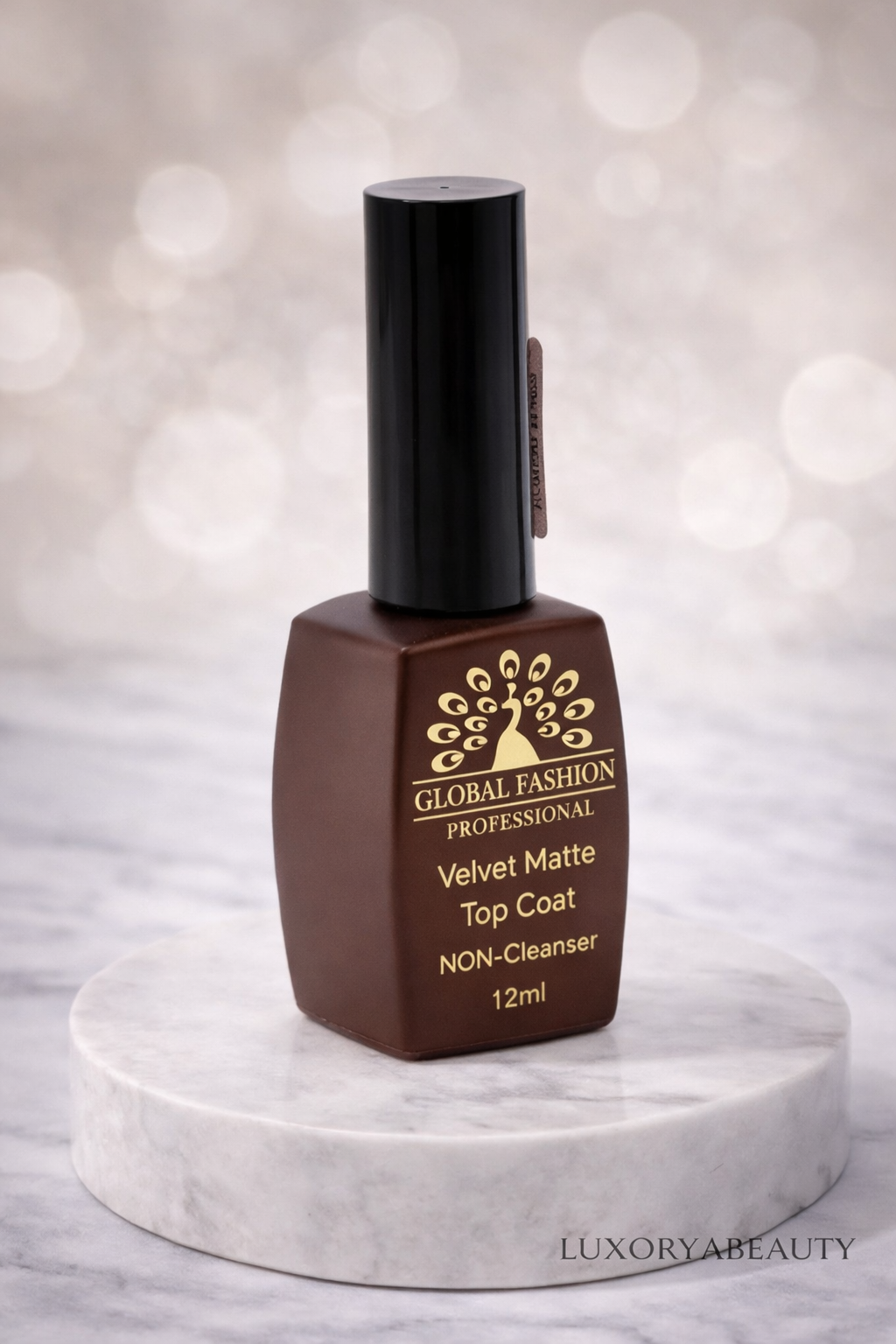 Top Coat Mat Velvet Global Fashion 12ml – Fără Strat Lipicios, Efect Catifelat, Rezistență Mare