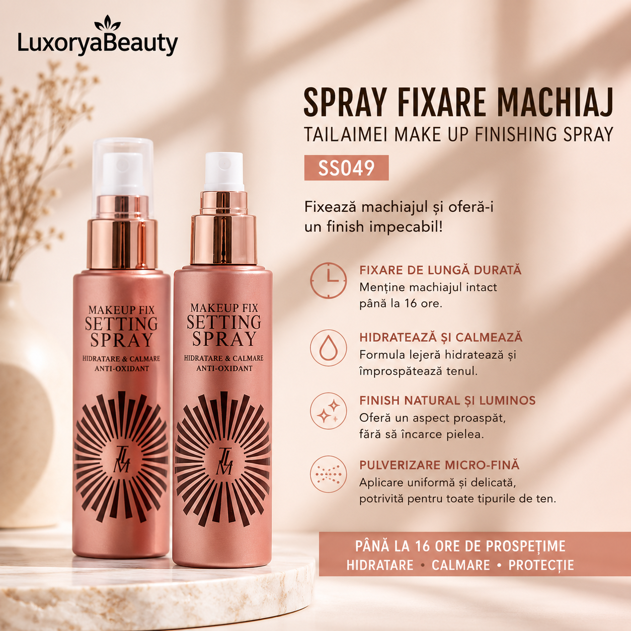 Spray Fixare Machiaj Tailaimei Makeup Fix Setting Spray TLM 100 m;