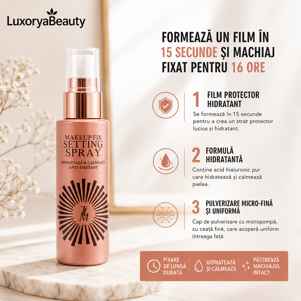 Spray Fixare Machiaj Tailaimei Makeup Fix Setting Spray TLM 100 m;