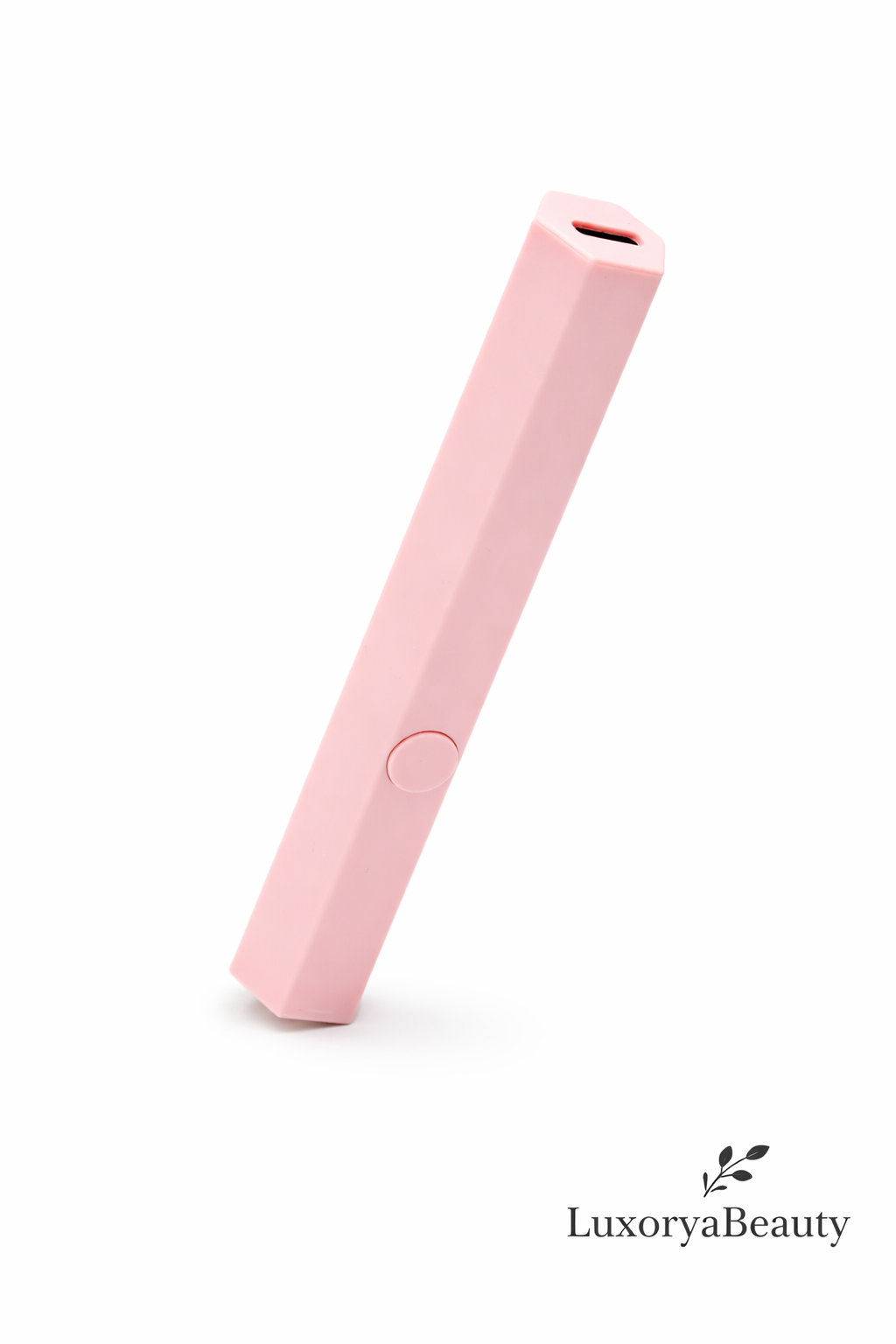 Lampă UV LED Mini Portabilă Hexagonală Roz pentru Gel și Ojă Semipermanentă – LuxoryaBeauty, USB, Compactă, Profesională