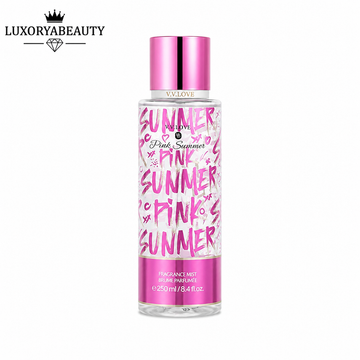 Spray de Corp SUMMER PINK 250 ml – Body Mist Fructat cu Măr, Flori și Note Fresh