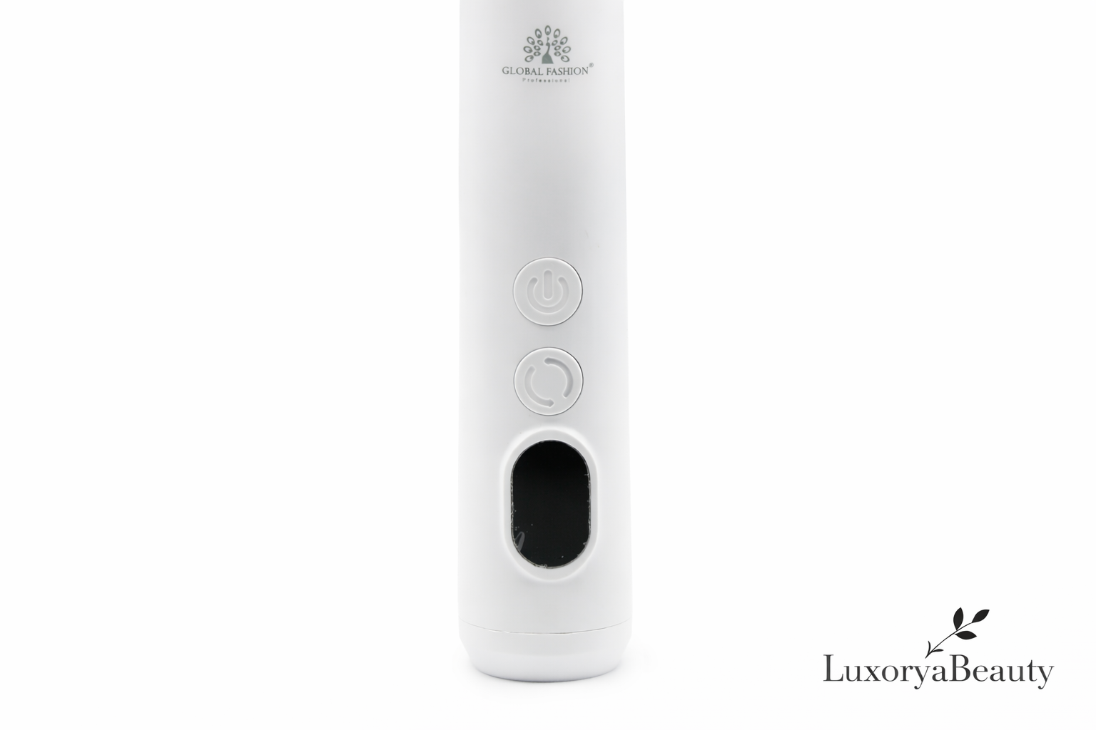 Freză electrică unghii 2W 18.000 RPM Global Fashion GX10 Alb – Aparat manichiură & pedichiură profesional cu lanternă UV, wireless