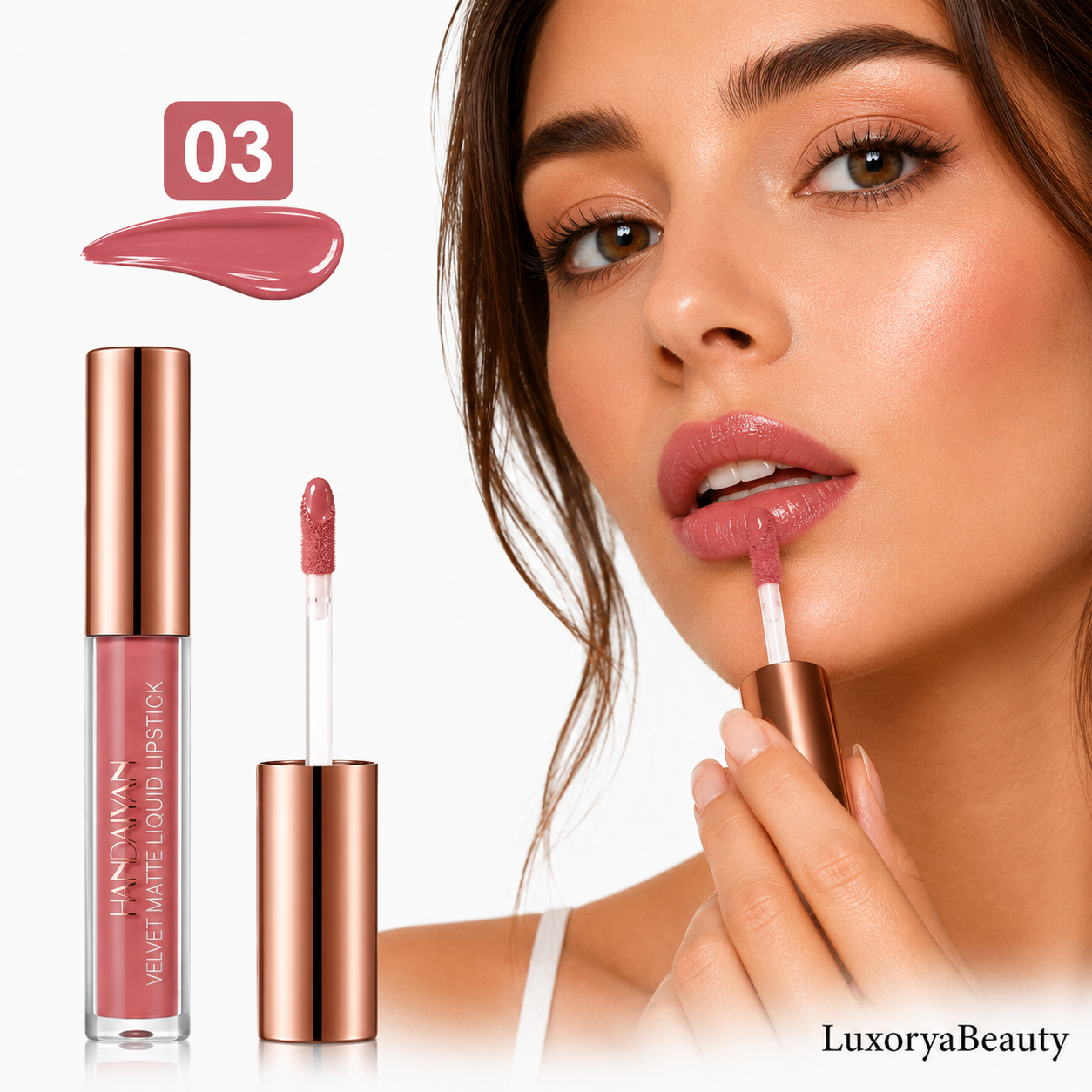 Set Machiaj Buze HANDAIYAN H1114 – 6 Produse Complete pentru Contur, Culoare Intensă și Efect de Volum