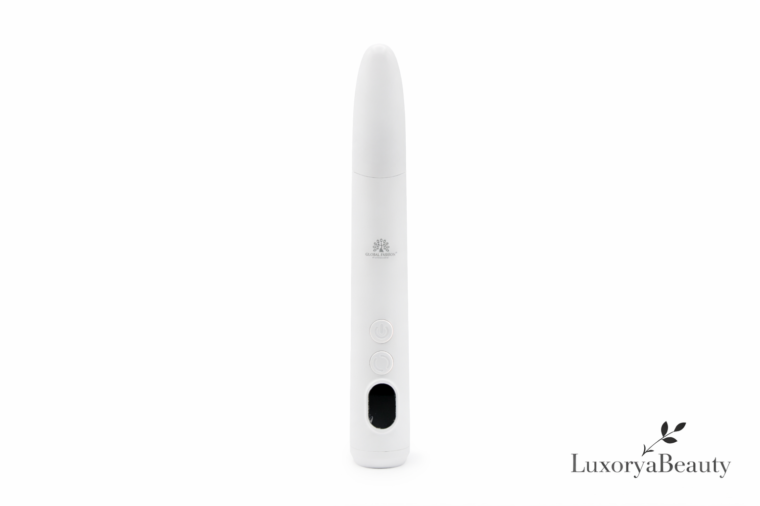 Freză electrică unghii 2W 18.000 RPM Global Fashion GX10 Alb – Aparat manichiură & pedichiură profesional cu lanternă UV, wireless